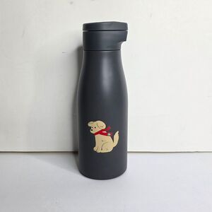 Starbucks Holiday Christmas Puppy With Scarf 2025 Grey Water Bottle Tumbler NEW